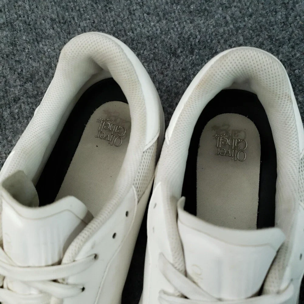 Oliver Cabell Shoes Mens Size 10‎ White Leather Low Top Casual Comfort Sneakers